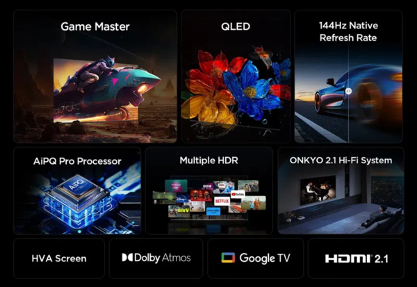 TCL QLED新电视登陆欧洲市场 最大98英寸售价超1.5万元