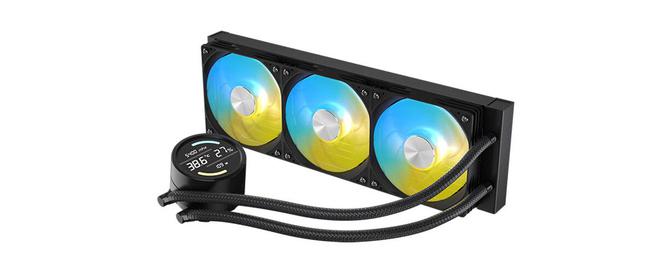 银昕推出E360 PRO AIO：2.6英寸数显大屏，炫彩三联体风扇，售价398元起