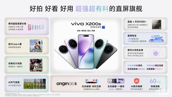 最强苹替vivo X200s开售，首日预售销量为X200同比277%