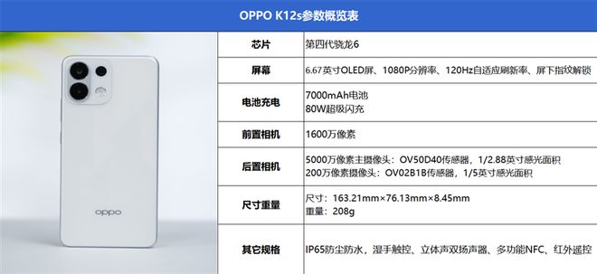 千元机新卷王！OPPO K12s全面评测：OPPO史上最大电池 五年不卡成为现实