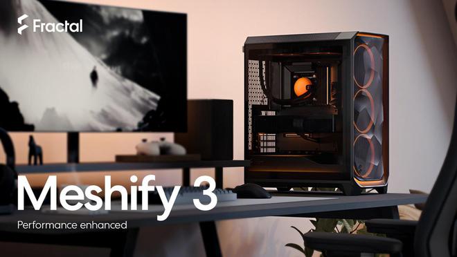 分形工艺发布Meshify 3系列机箱：结合顶级散热效能和流畅空气动力学设计