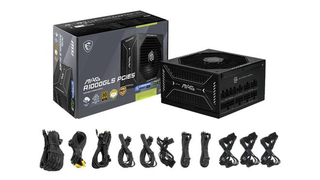 微星推出MAG A1000GLS PCIE5电源：优化静音表现，PPLP金牌